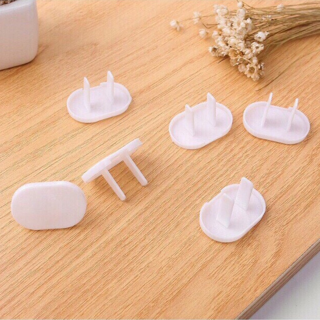 Bộ 10 Nút Bịt Ổ Điện 2 Chấu An Toàn Cho Bé