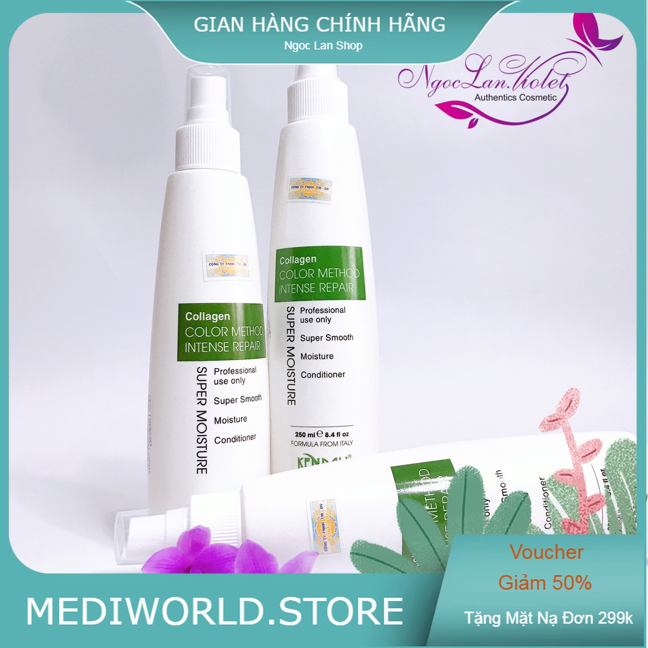 Xịt Dưỡng Tóc Collagen Kendali 250ml