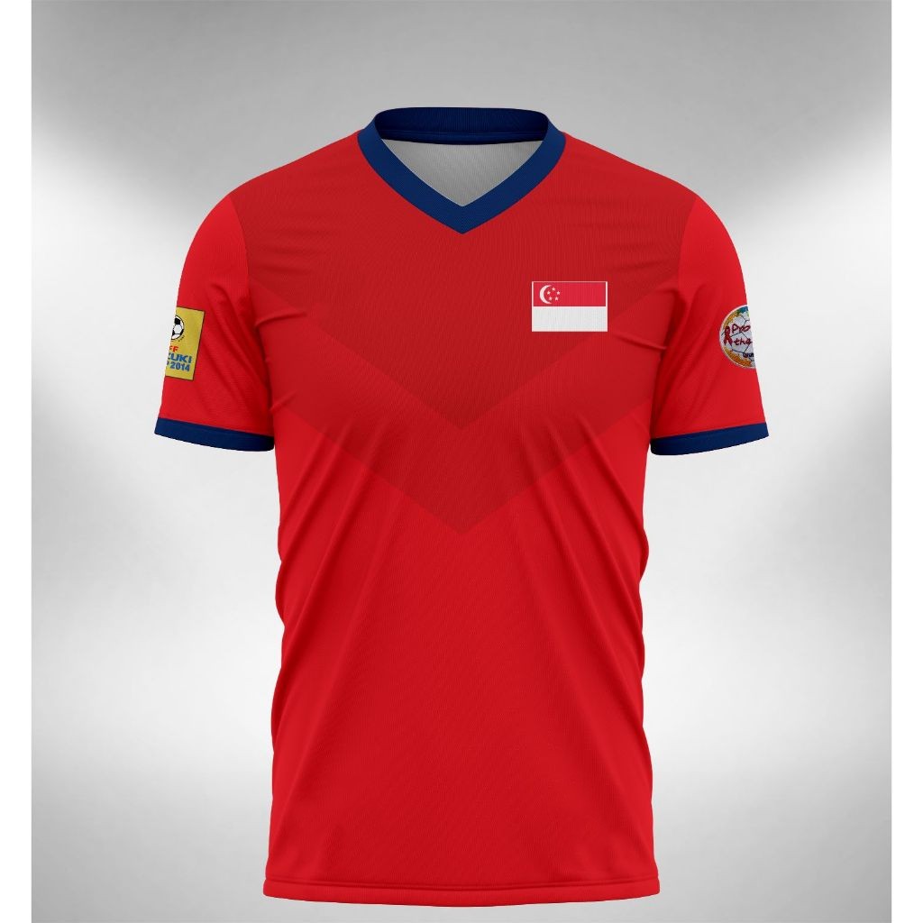 Singapore Jersey Home Away 2025 Singapore Casual Polyester T-Shirt