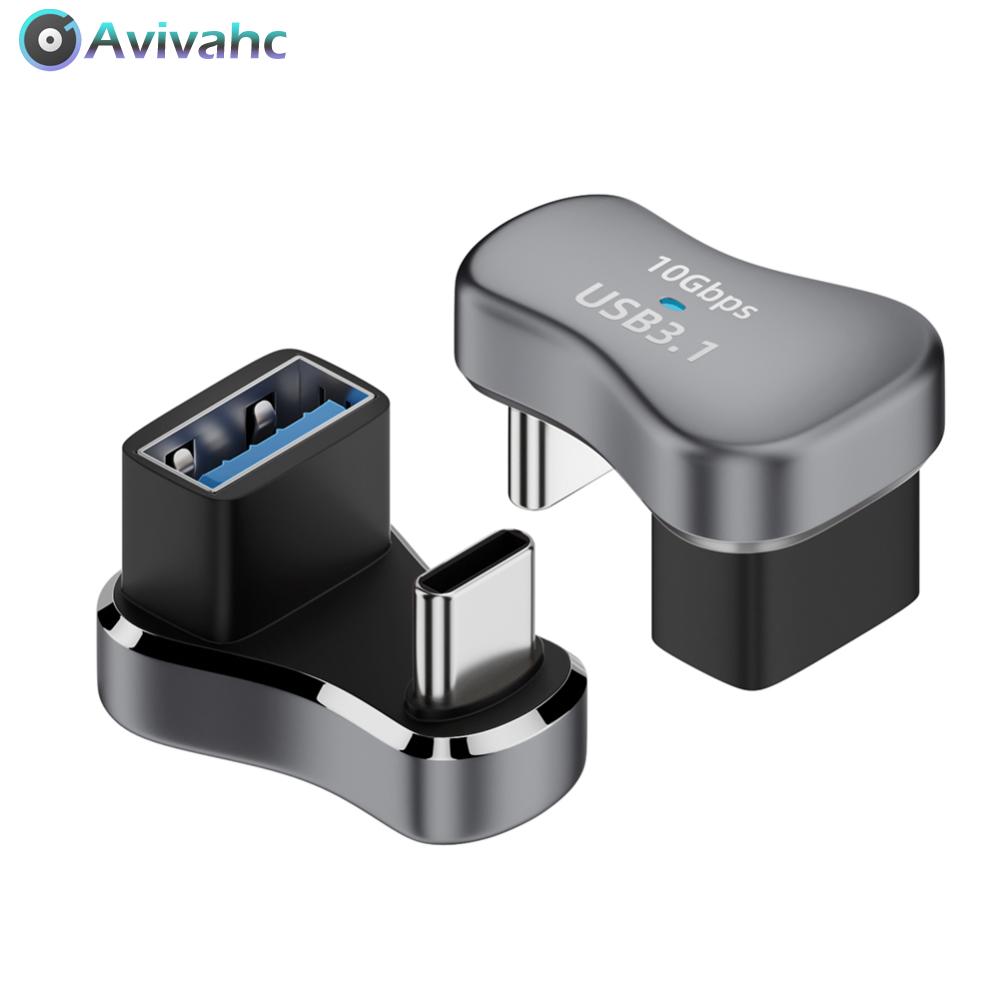 Type C/USB Female To Type C Male Fast Charging Adapter USB3.1 10Gbps Portable Convertor for Mobile Phone Keyboard Mouse