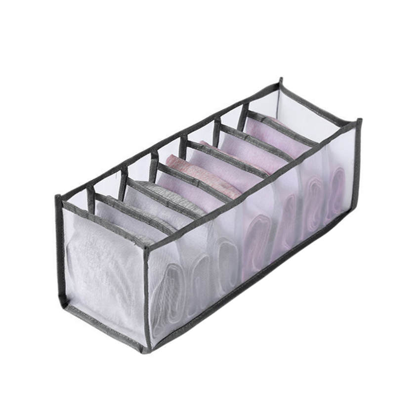 Underwear Storage Organizer Box Dormitory Closet Organizer For Socks Home Separated Underwear Storage Box Bra Organizer Foldable Drawer Organizer