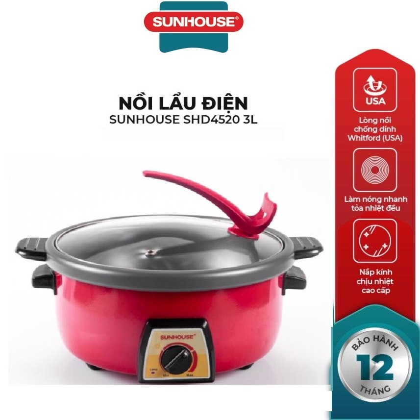 Lẩu điện Sunhouse SHD4520