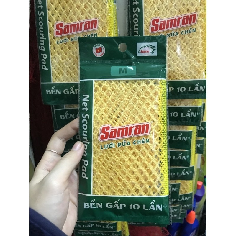 Lưới rửa chén SAMRAN siêu sạch, siêu bền - tùy chọn Size