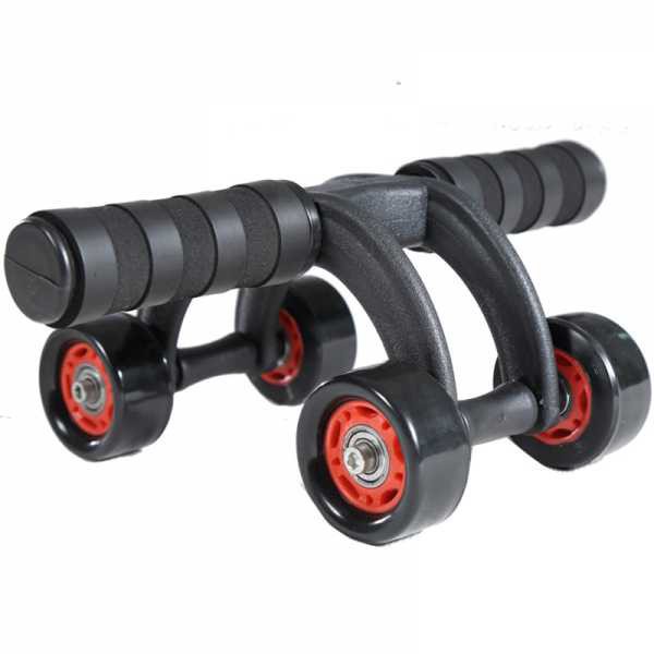 (BH12T) CON LĂN TẬP BỤNG 4 BÁNH ( AB ROLLER AND PUSH UP BAR)