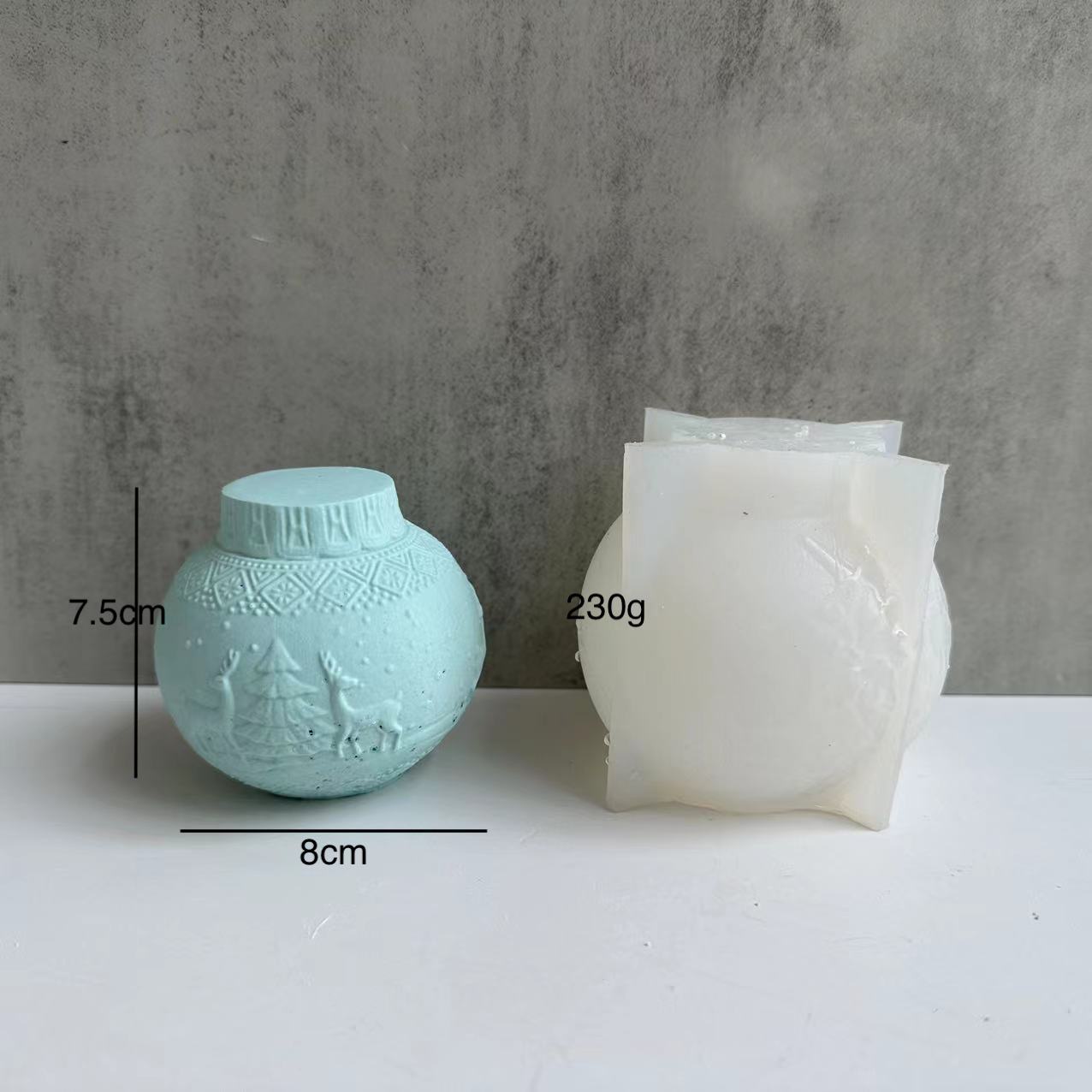 Organic Soy Wax Candle Mold. Rustic Candle Mold Design 竞品链接：https:www.etsy.commarketcandle_mold Clay Lantern Ball Candle Mold Scented Snow Ball Candle Mold DIY Candle Making Mold