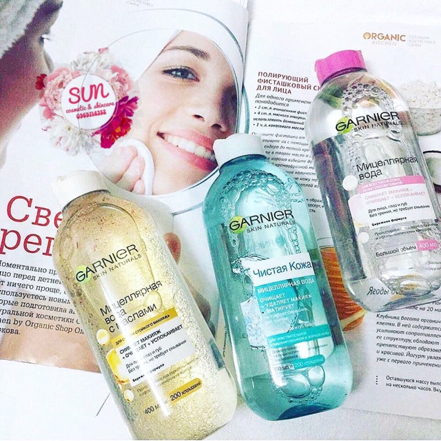 Nước Tẩy Trang Garnier Nga 400ml BeeSkincare