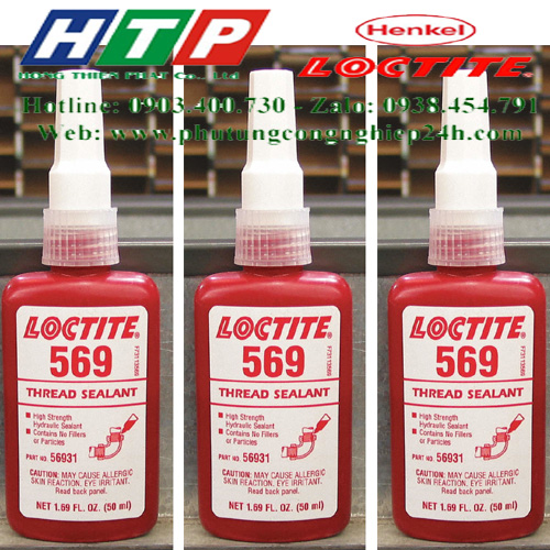 Keo dán làm kín ren loctite 569 - 50ml
