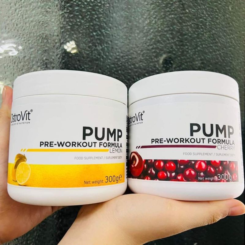 OSTROVIT PUMP PRE-WORKOUT FORMULA TĂNG SỨC MẠNH SỨC BỀN (30 LẦN DÙNG)