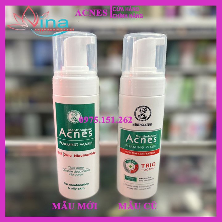 [HCM]DUNG DỊCH TẠO BỌT NGĂN NGỪA MỤN ACNES FOAMING WASH 150ML