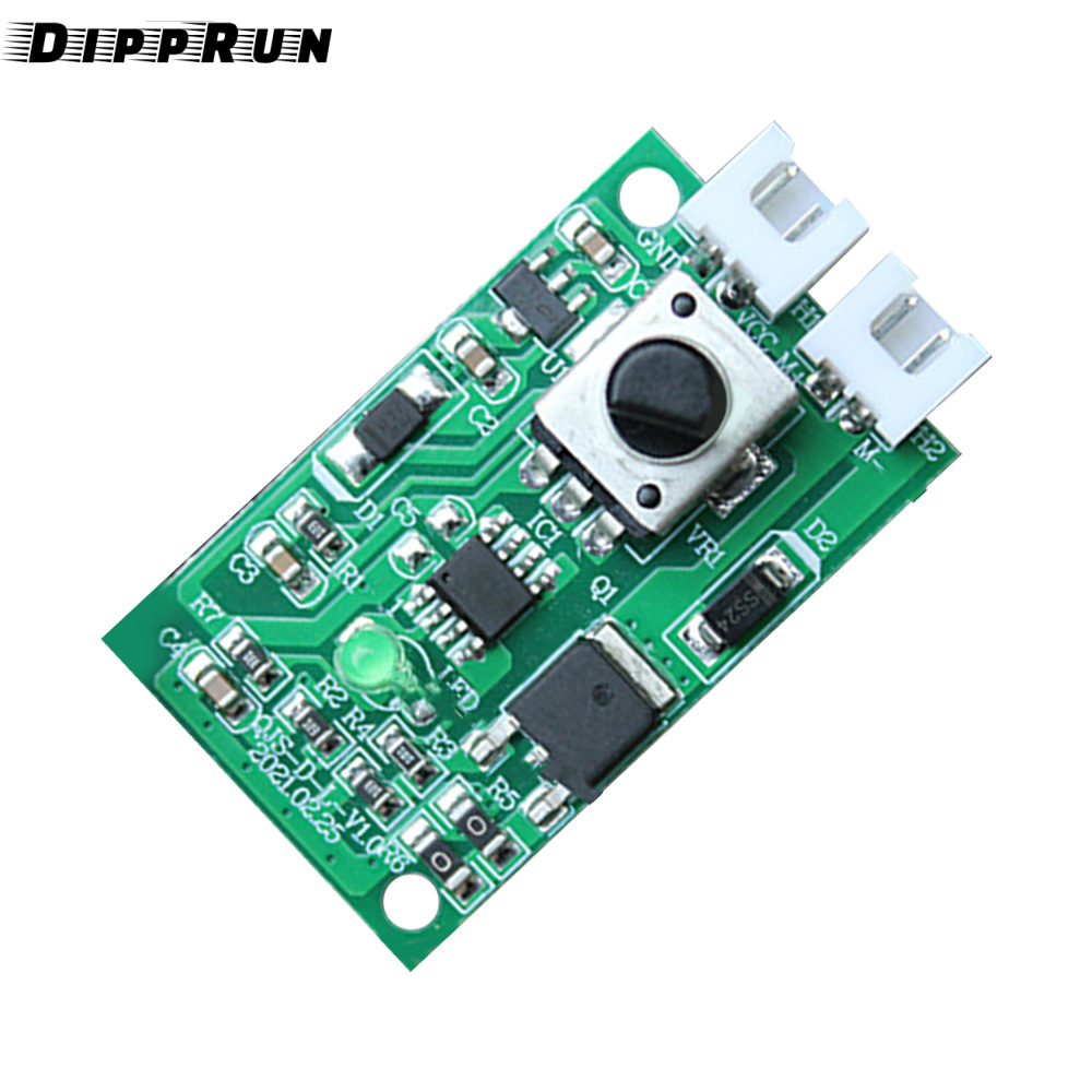 DIPPRUN DC7-12V PWM DC Motor Speed Controller Module Adjustable Speed PWM Electronic Governor Controller Regulation Switch 10A