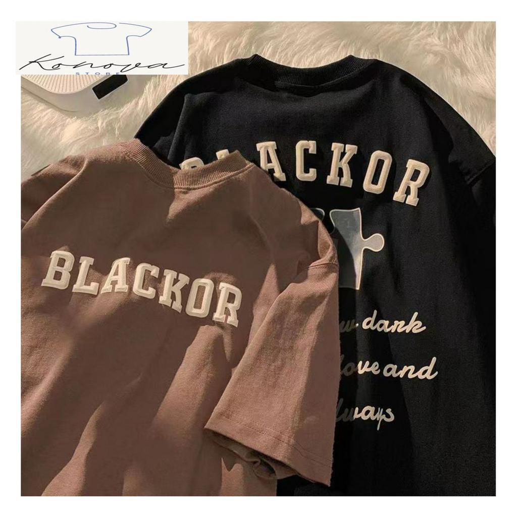 Áo phông Blackor chất cotton su form rộng túi zip