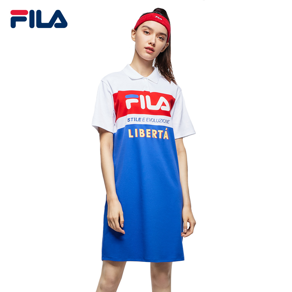 fila dress white