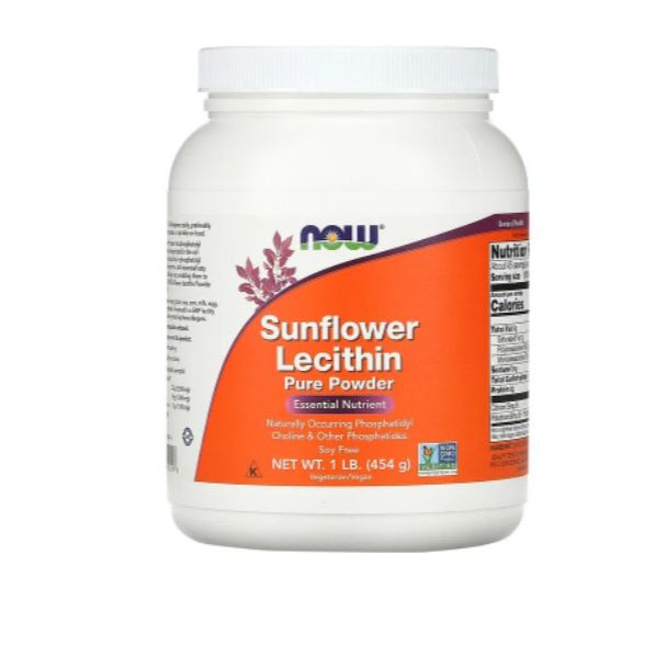 NOW Foods, Sunflower Lecithin, Pure Powder, 1 lb (454 g) Lazada PH