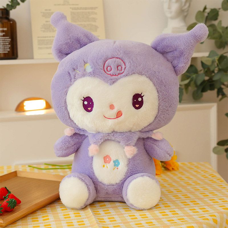 Kuromi Doll Pillow Sleeping Doll Melody Doll Plush Net Red Toy Jade Gui Dog Plush Doll