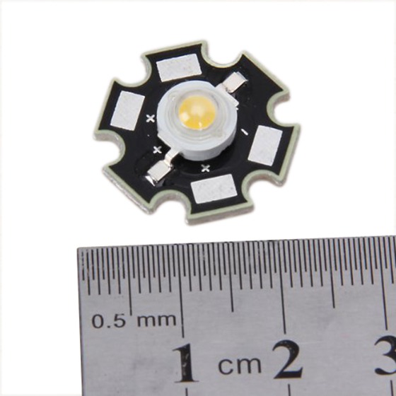 3W High Power Star LED Light Lamp Bulb (White)