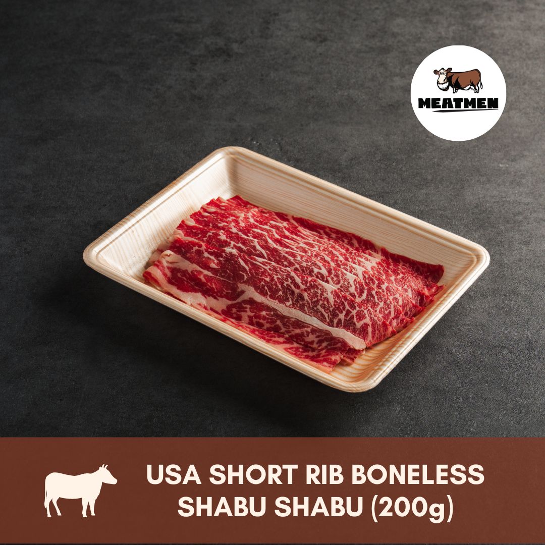 [FROZEN] USA PREMIUM BEEF SHORT RIB BONELESS SHABU-SHABU (200g ...