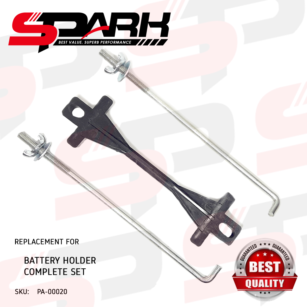 Set) Car Battery Holder Set Universal Adjustable 5/16" or 1/4