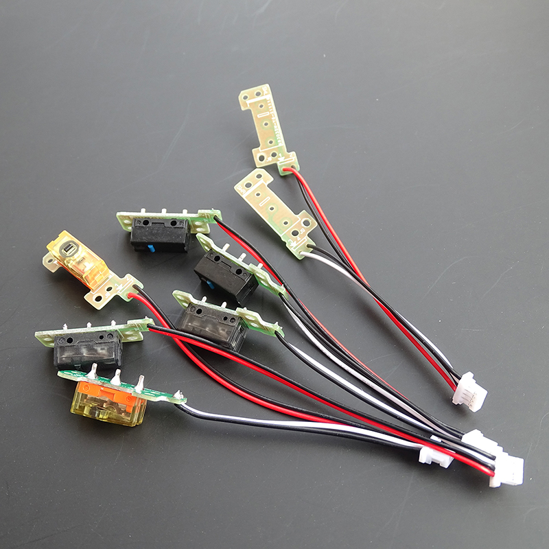 Mouse Switch Components 1Pair Mouse Micro Switch Button Board TTC 80M Kailh GM 8.0 Blue Dot for ...