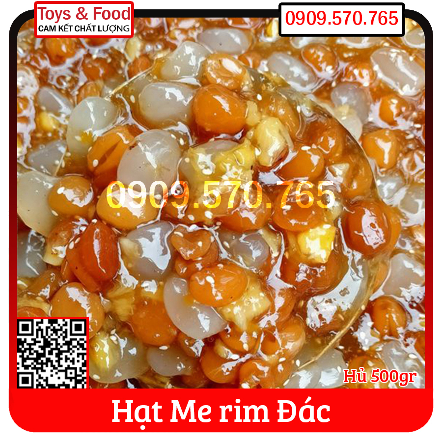 Hạt me rim đác - hủ 500gr - hạn sử dụng 30 ngày