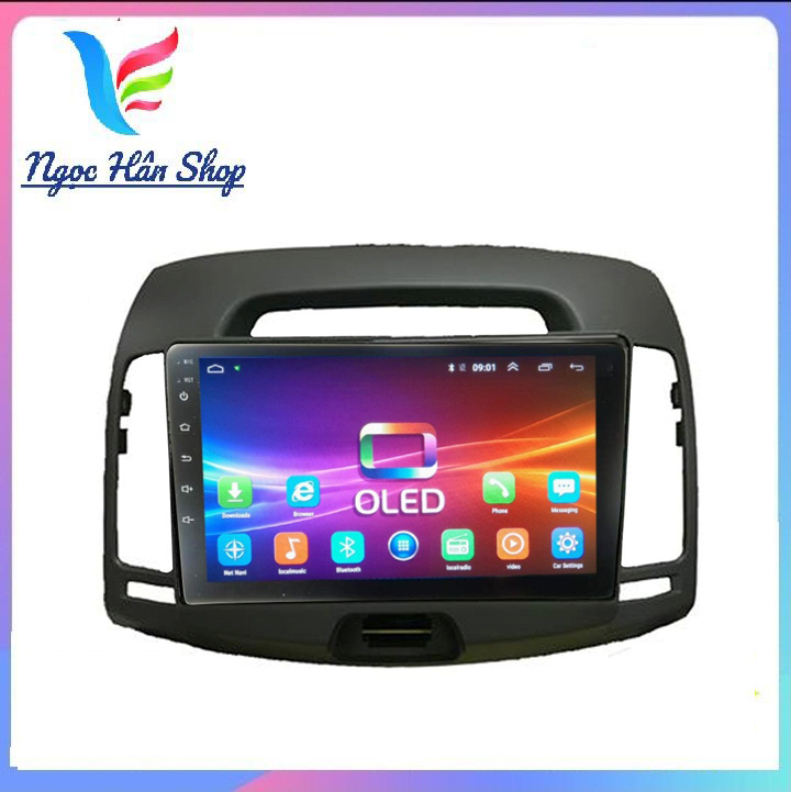 Mặt dưỡng màn hình android cho xe huyndai avante