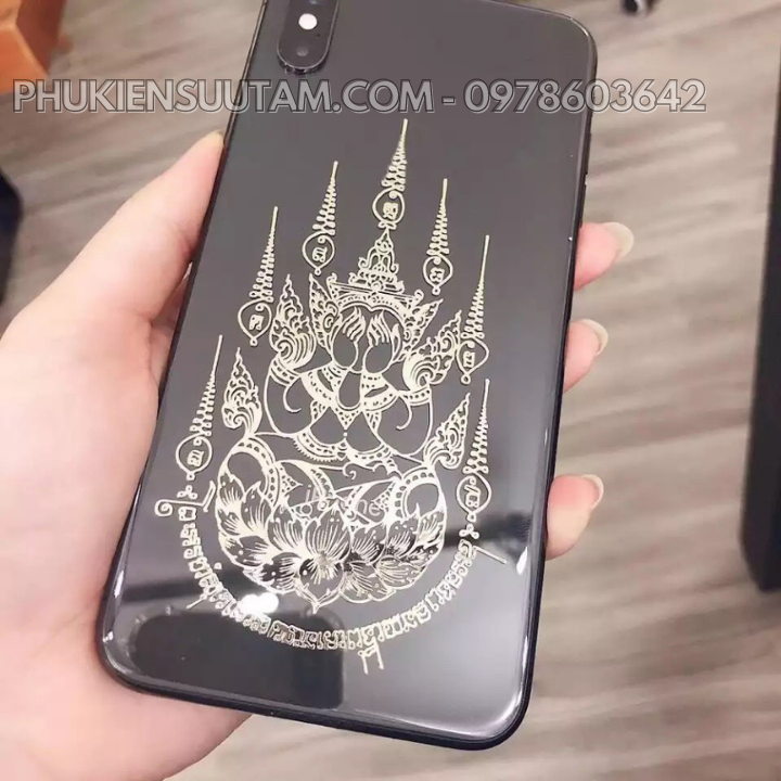 Miếng dán Thái Lan Phật Che Mặt để dán điện thoại cầu bình an, làm ăn thịnh vượng -SP005575