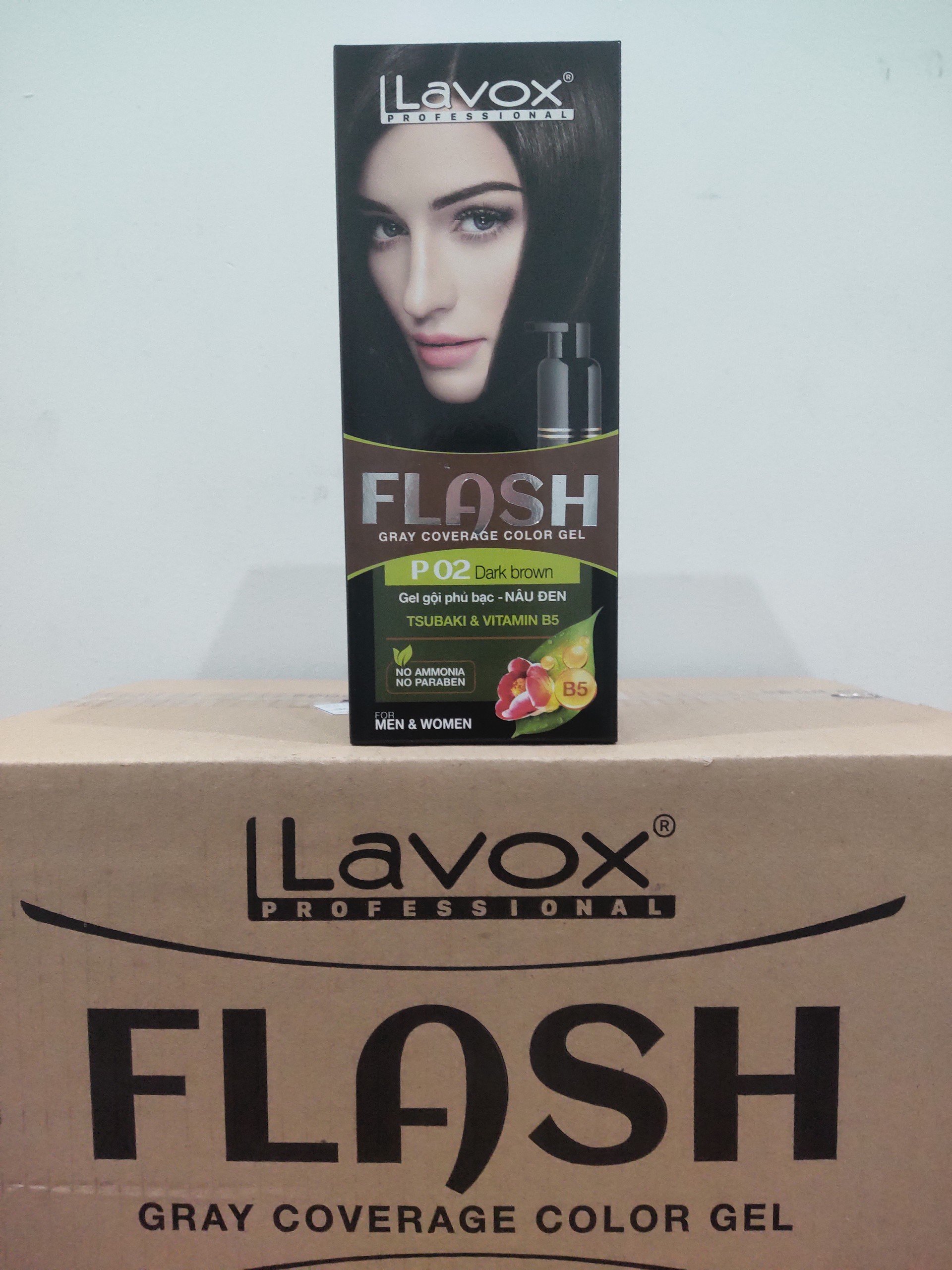 Dầu Gội phủ Bạc Lavox Flash- Dung tích lớn 200ml