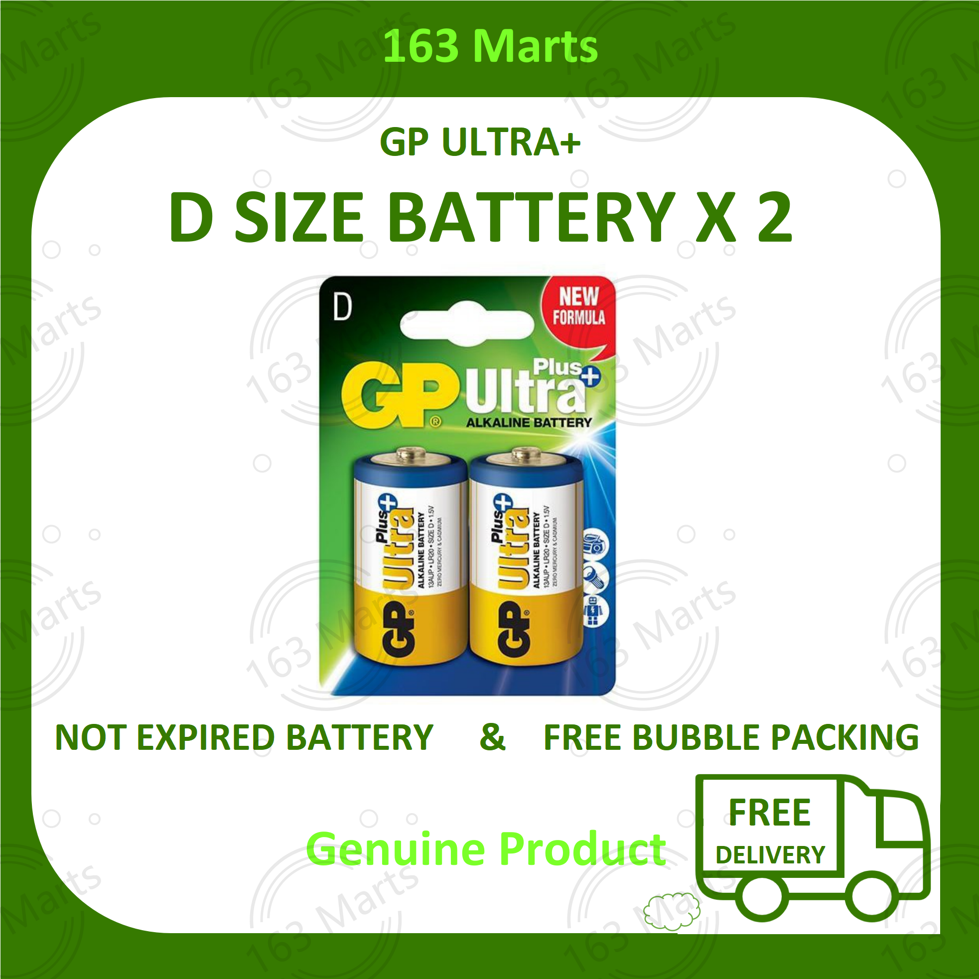 [ORIGINAL] Battery D size Battery D Battery D Bateri Lazada