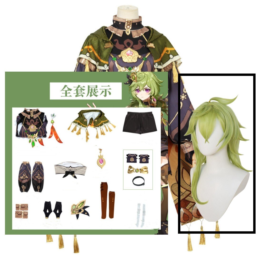 Collei Cosplay Genshin Impact Anime Costume Sumeru Dendro Avidya Forest