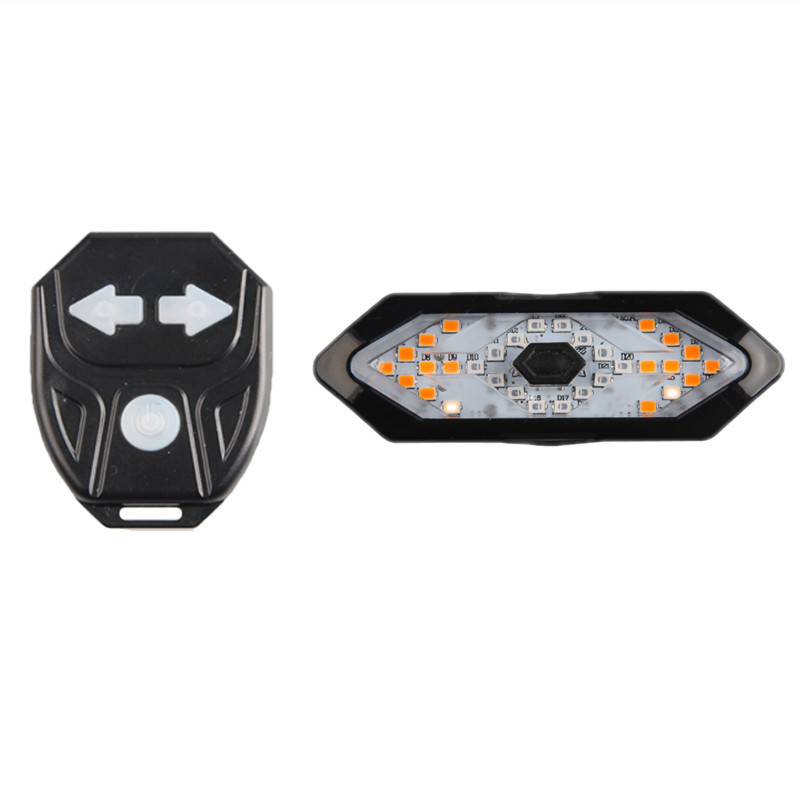 【CAMPOUT】Bicycle turn signal, USB charging, bicycle tail light, LED wireless remote control turn signal, warning light, riding equipment