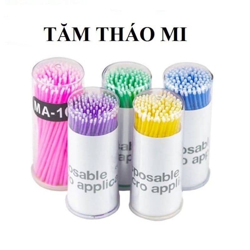 Tăm bông tháo mi (bịch 100c)