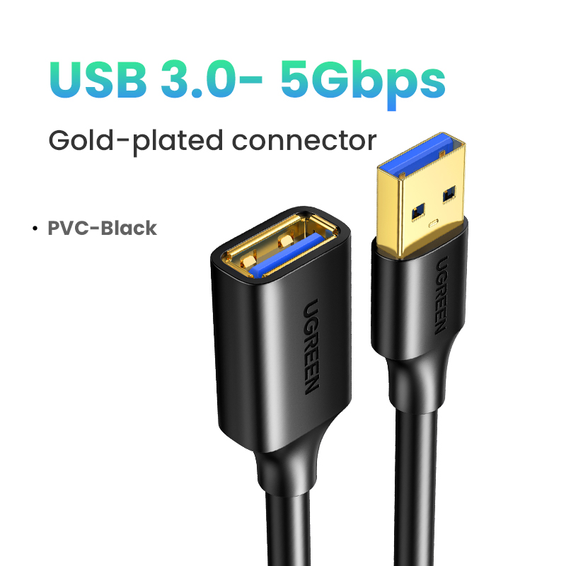 UGREEN USB Extension Cable USB 3.0 Extender Cord Type A Male to Female ...