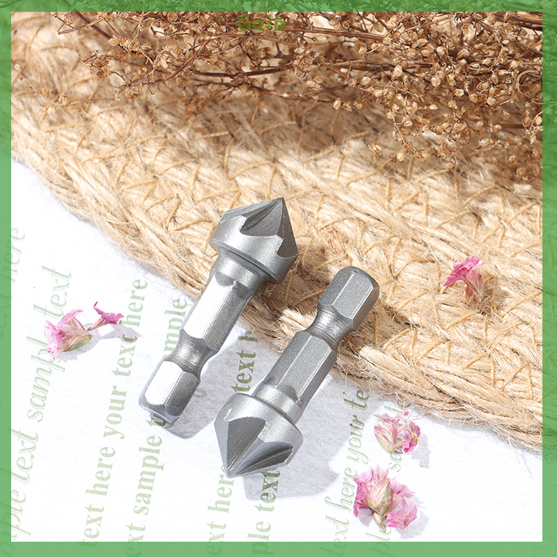 Gaib 6 Flute Countersink Drill Bit Chamfer Cutting Woodworking Tool hexagon handle