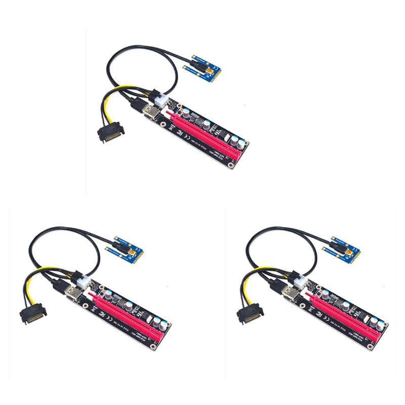 3X Mini PCIe to PCI Express 16X Riser for Laptop External Graphics Card ...