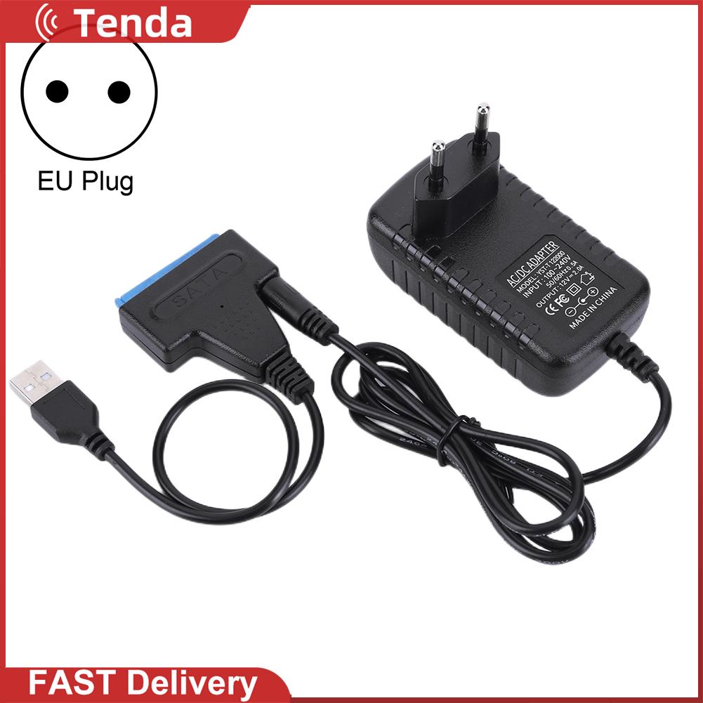Usb 2.0 to sata hard drive adapter cable plug and play 22pin external hard drive adapter cable up to 6 gbps for 2.5 inch hdd ssd