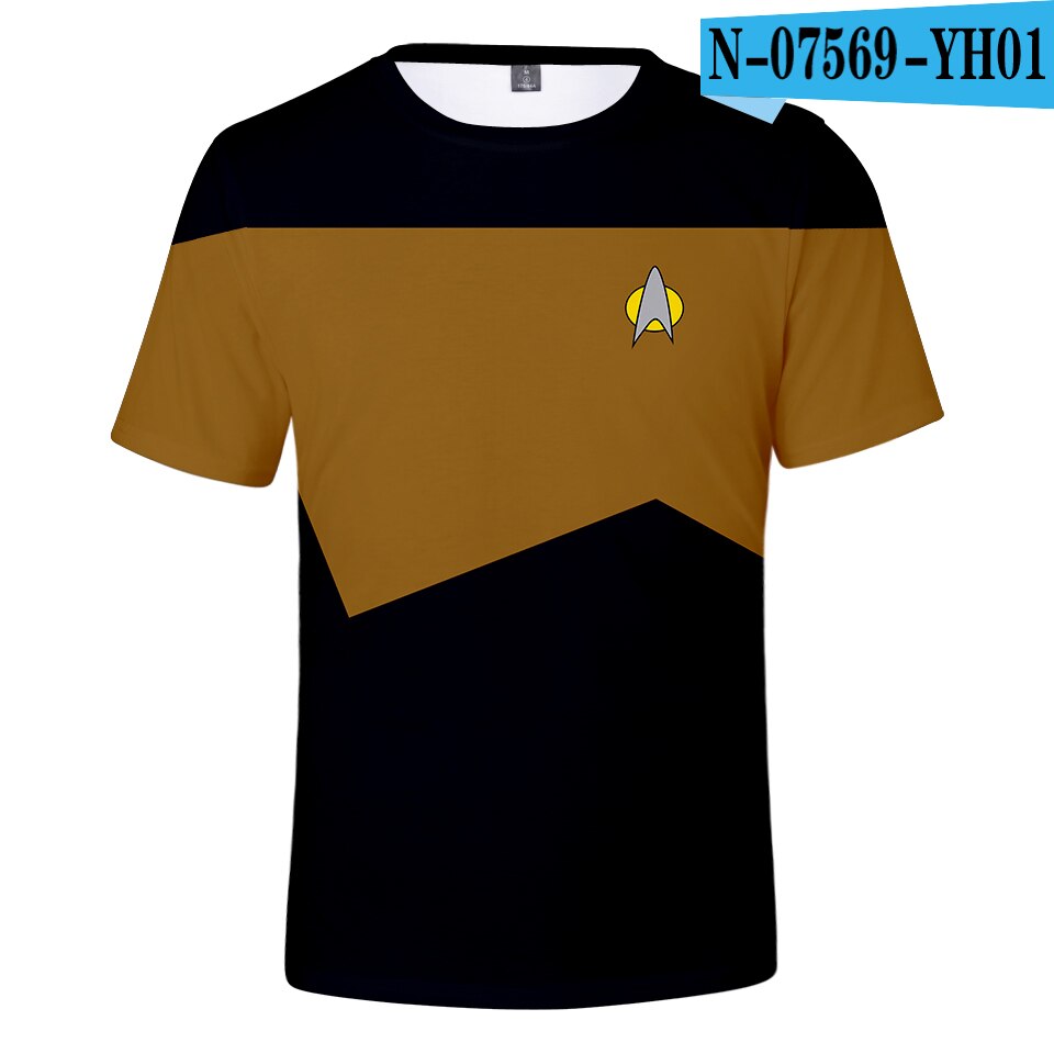 Mens Tshirt Star Trek Uniform T Shirt Star Trek Engineering