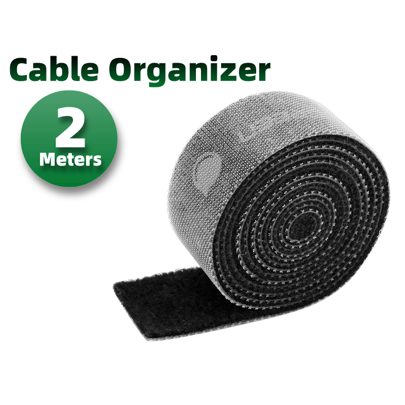 Ugreen Velcro Cable Tape Organizer Circle Velcro Strap Reusable Cable Tie Fastening Tape Wire