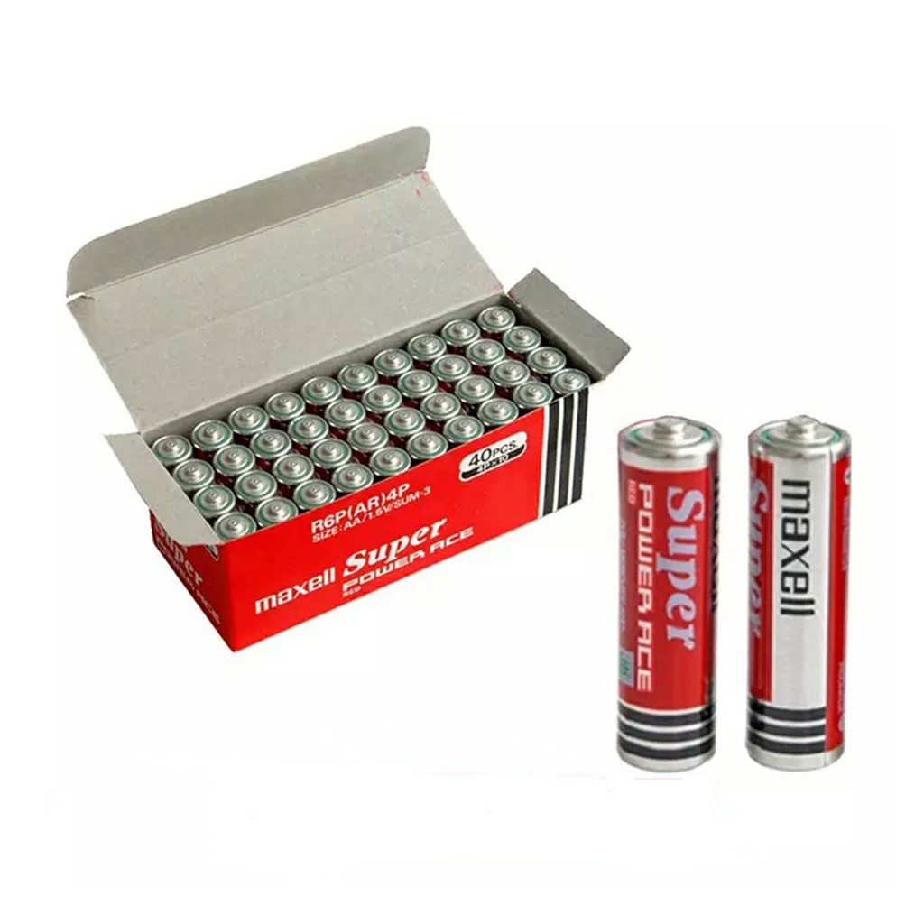 Vỉ 4 Viên Pin 2A 1.5v Maxell R6P(AR)4P Super Power ACE Chính hãng Maxell