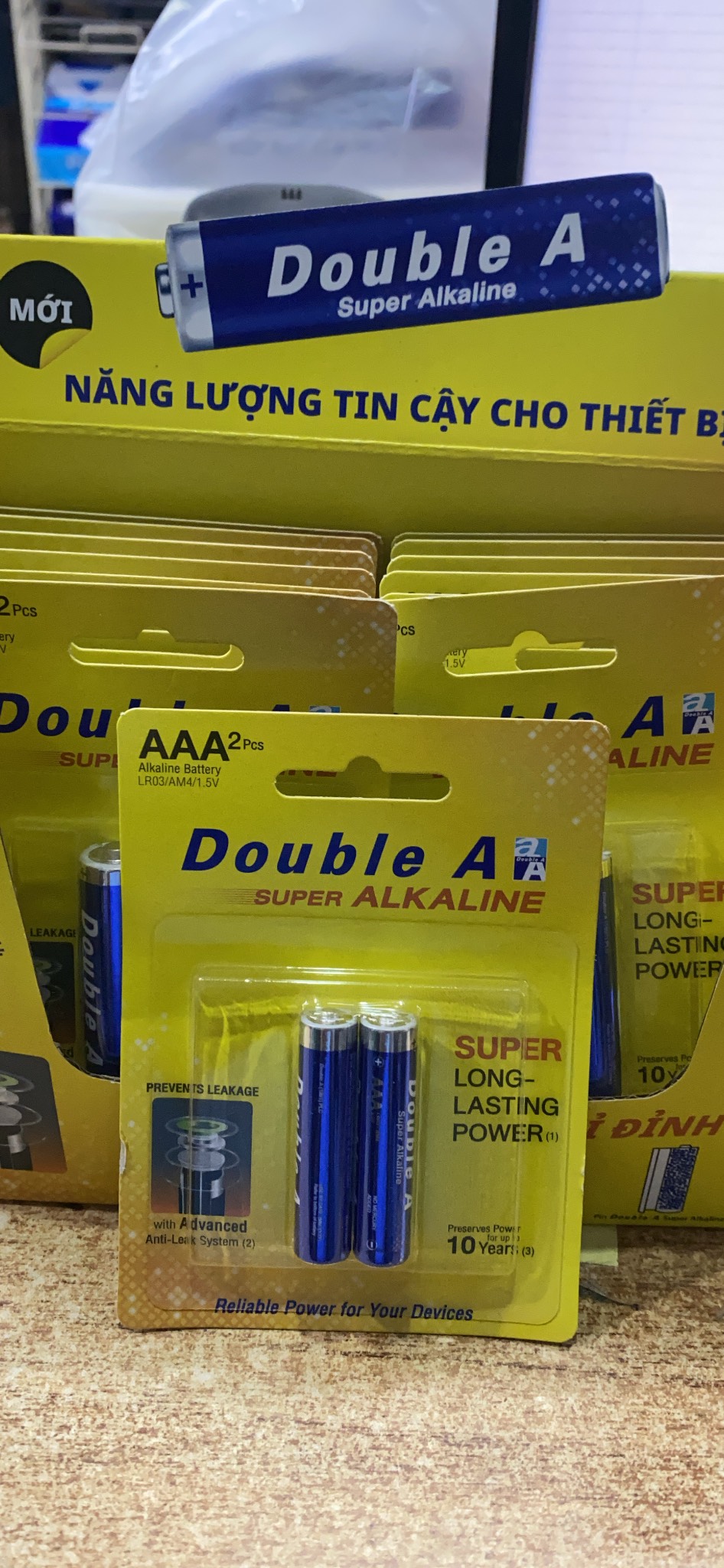 Pin kiềm Double A Super Alkaline. Pin AA , Pin AAA