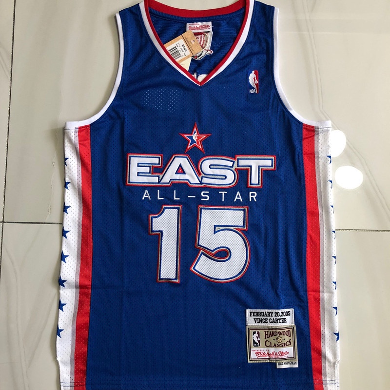 Mitchell & Ness Men NBA All Star East Vince Carter Royal Swingman Jersey  2005 SJY19112ASE05VC – HotelomegaShops