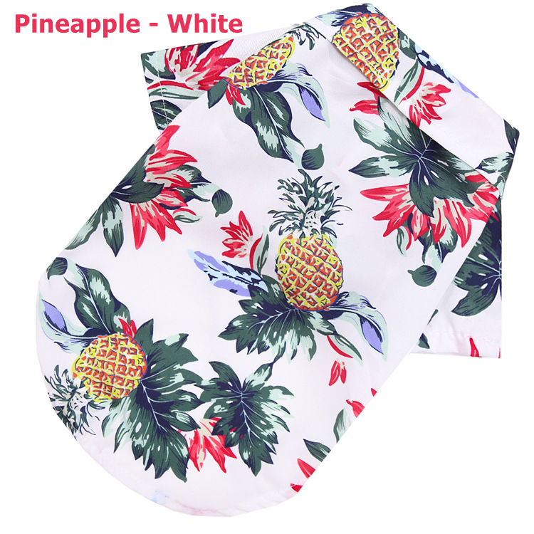 Zoef hawaii áo con chó giống chó lớn quần áo chó mèo fancy pet trang phục li0311