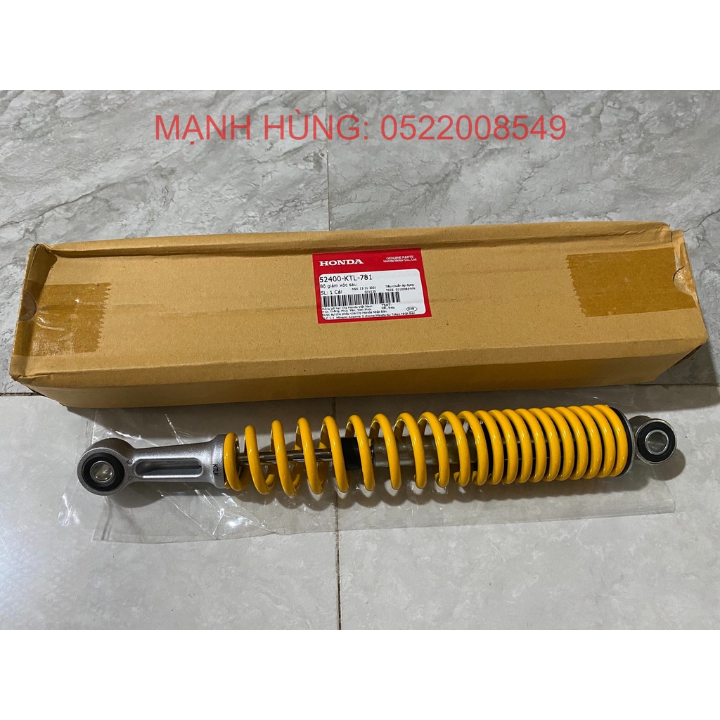 Giảm sóc sau | phuộc sau Wave ZX màu Vàng chính hãng Honda