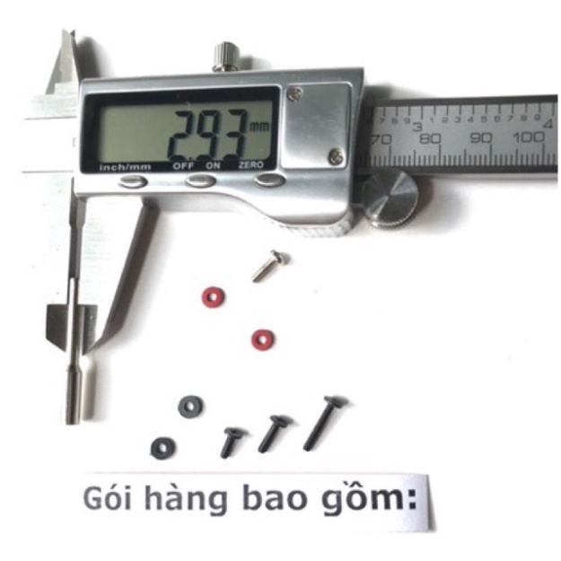 trục kẹp đĩa lỗ vít 2mm cán 3mm đa năng.