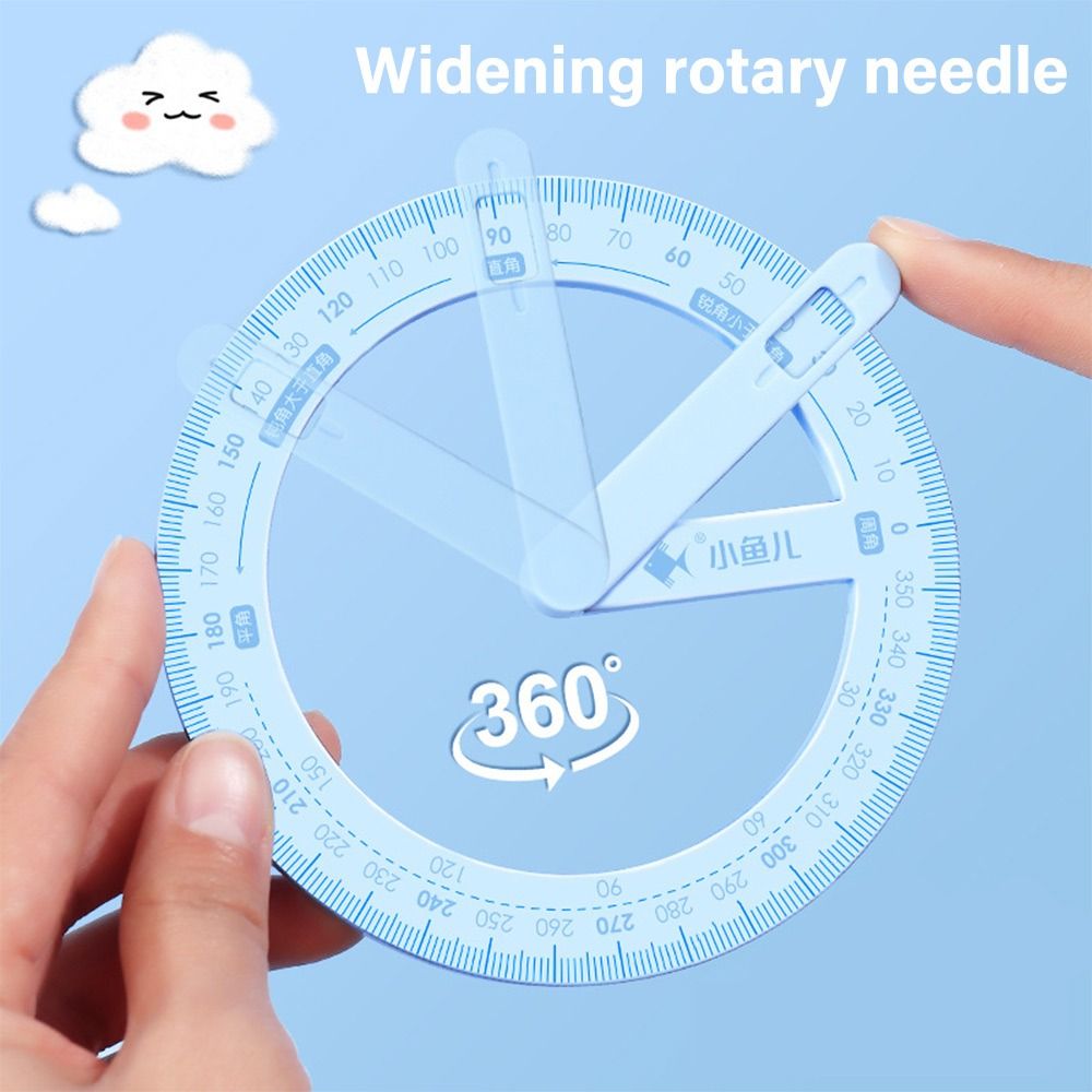 X thủ công Nhà 360 độ xoay hoạt động Cai Trị nhựa dụng cụ đo góc đa chức năng góc vẽ cai trị sinh viên