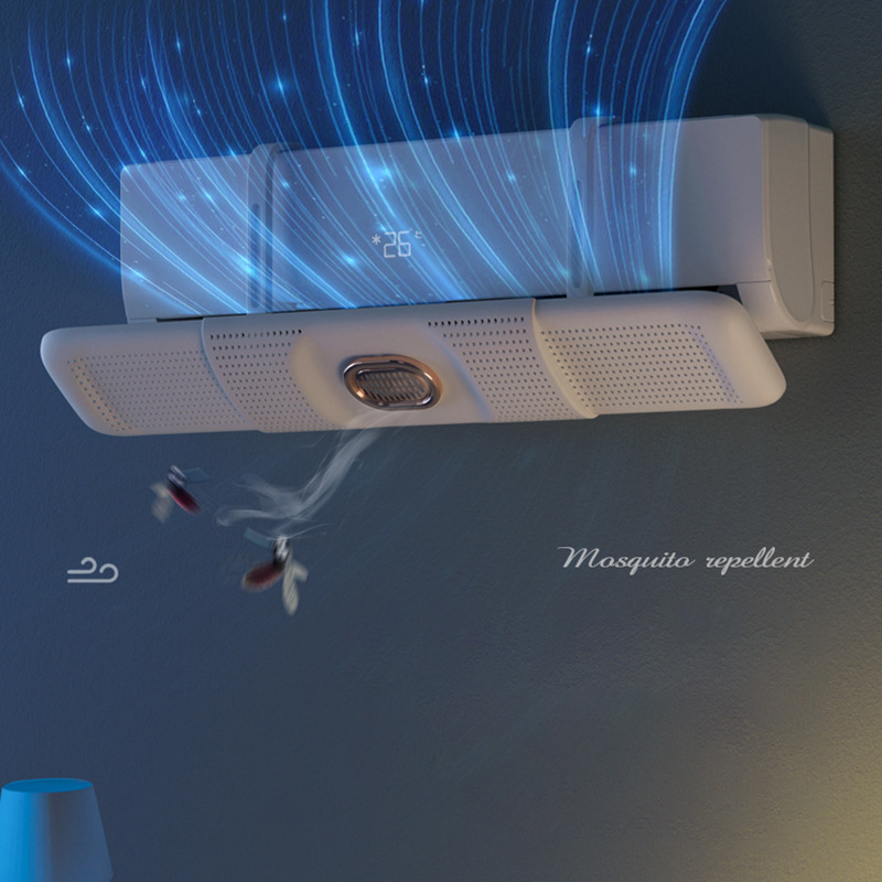 Máy điều hòa tấm rẽ gió baffle phổ Tường Gắn không đục lỗ chống trực tiếp thổi kính chắn gió gió lá chắn tấm rẽ gió