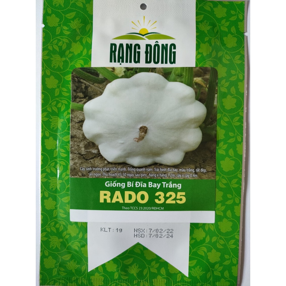 Hạt giống bí dĩa bay trắng - H2T FARM