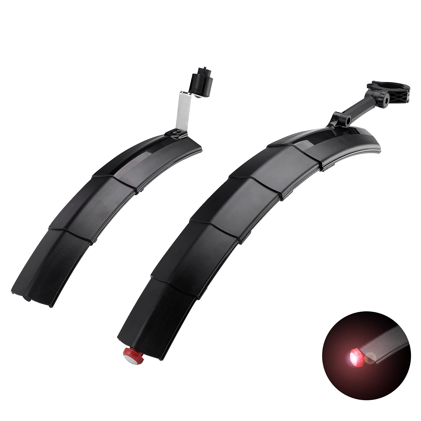 ROCKBROS DNB1001BK Fenders MTB Folding Bike Fender With Taillight