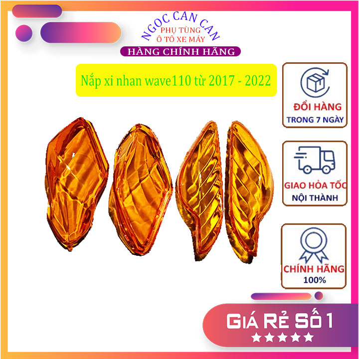 Nắp xi nhan cam trước sau Wave 110cc 2017-2022