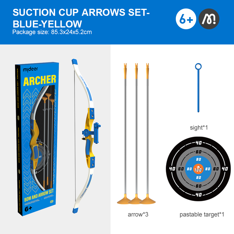 Đồ chơi bắn cung tên an toàn Mideer Kid Archer Set, Đồ chơi vận động cho bé