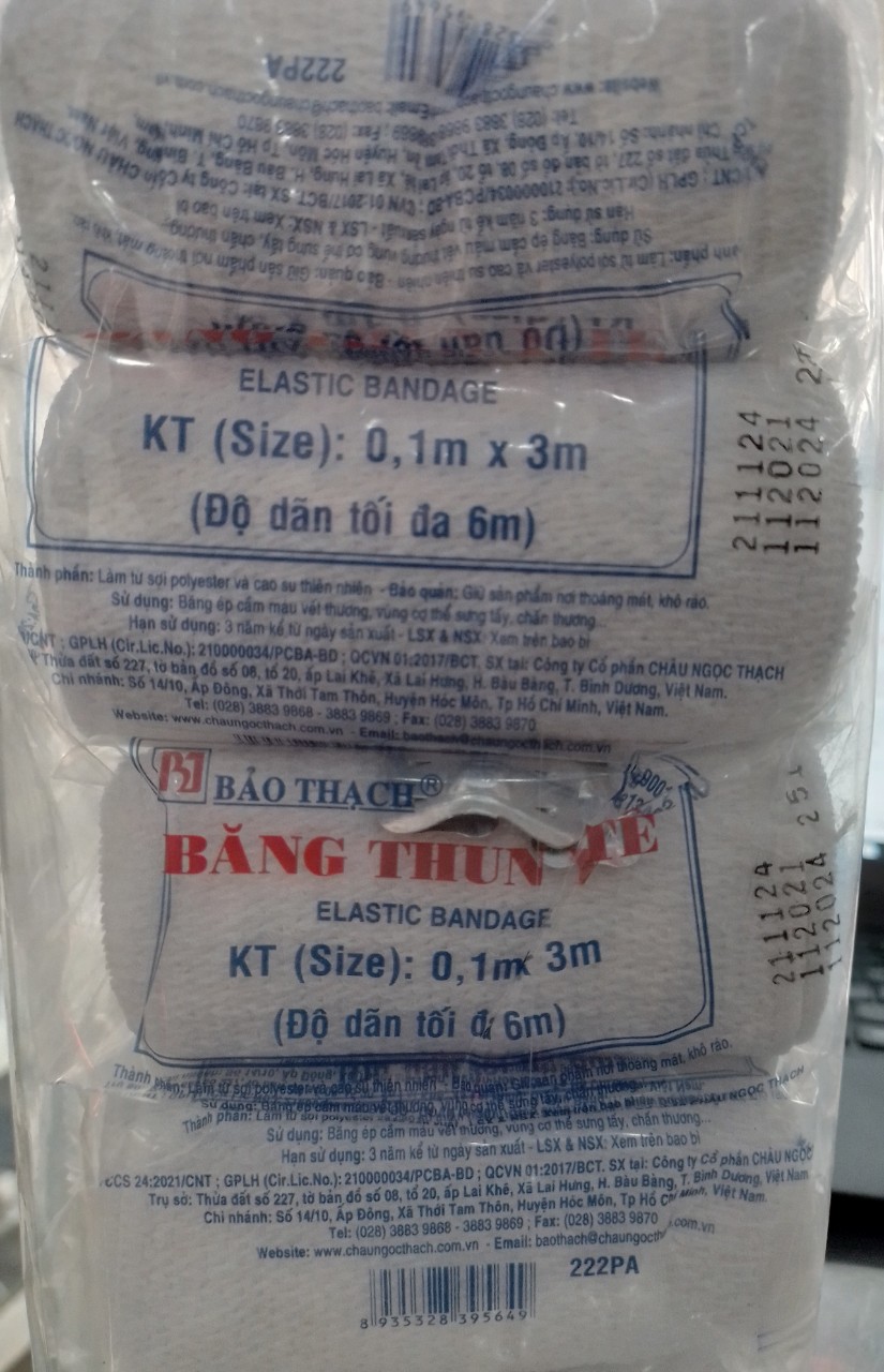 BĂNG THUN BẢO THẠCH - 1 MÓC, 2 MÓC, 3 MÓC