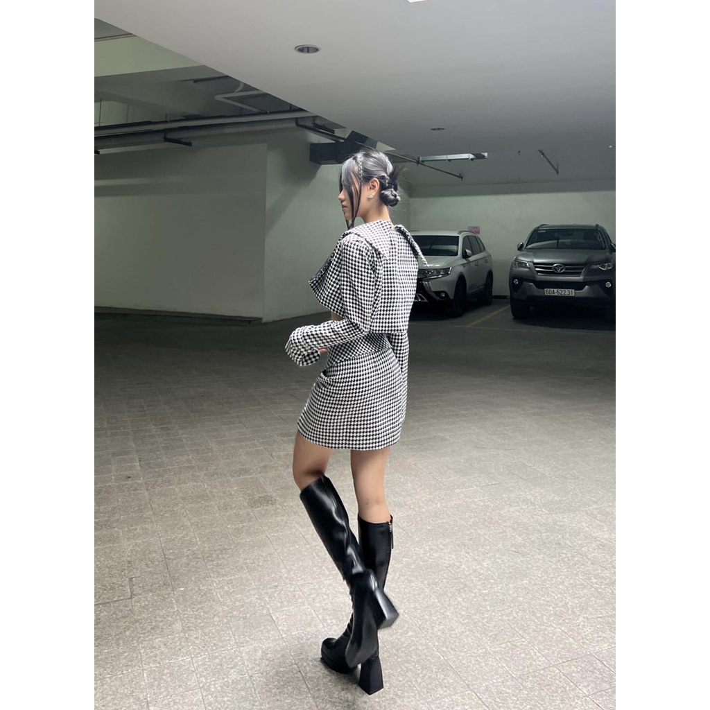 Áo Sơ Mi Crop Top Bonie - Karlotta Concept